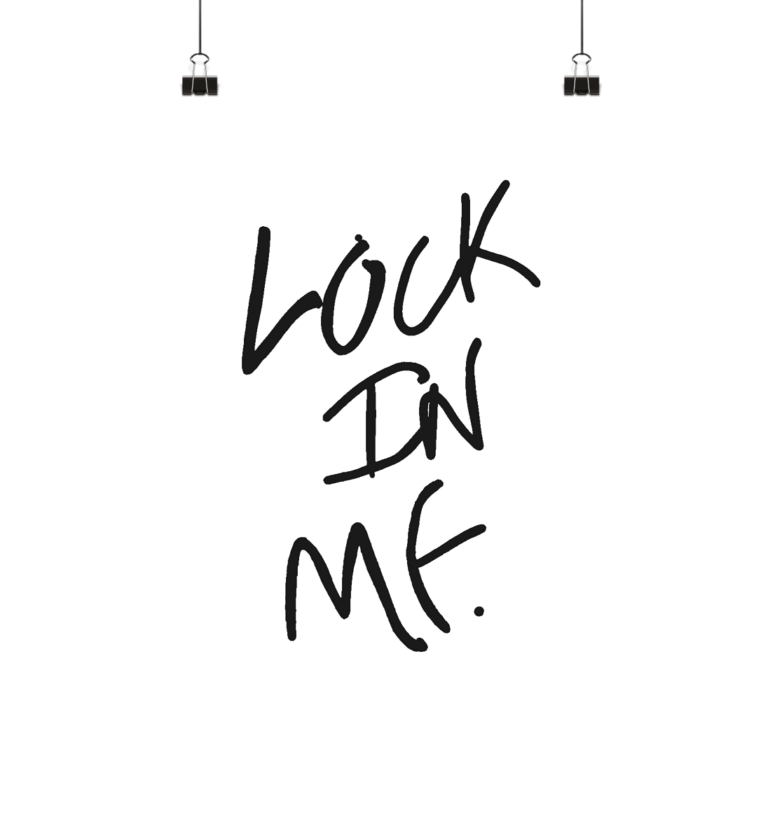 Lock in mf. - Poster Din A1 (hoch)