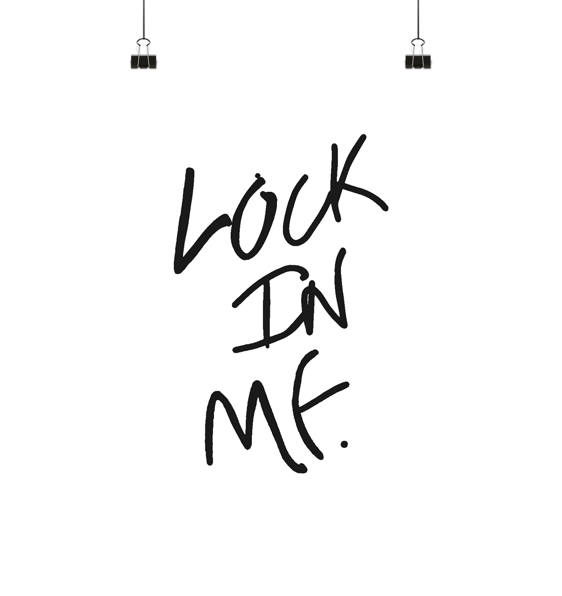 Lock in mf. - Poster Din A2 (hoch)