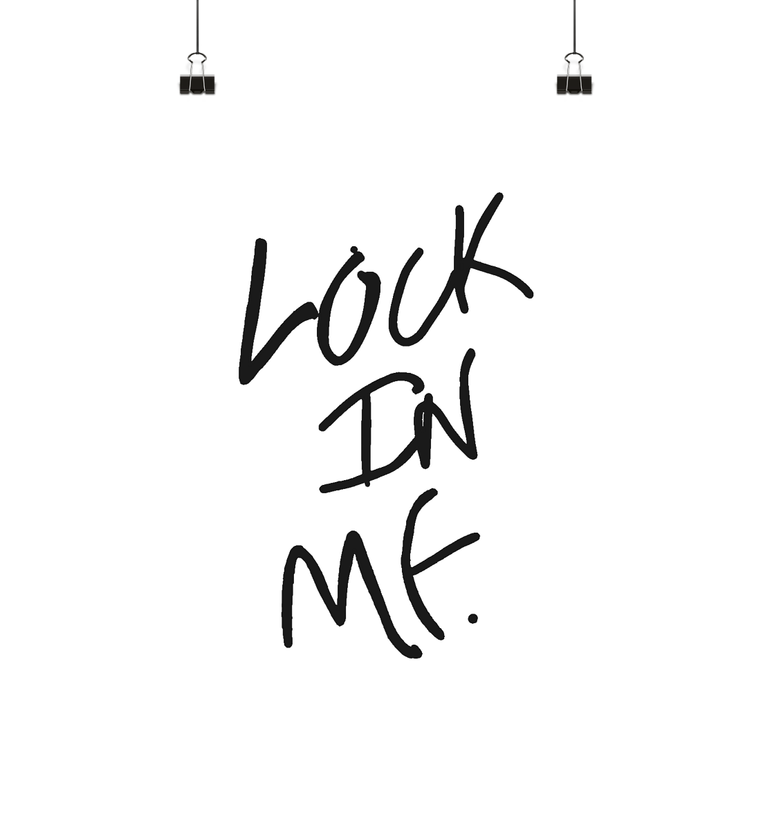 Lock in mf. - Poster Din A3 (hoch)